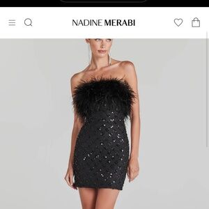 Nadine merabi Harlow black Dress